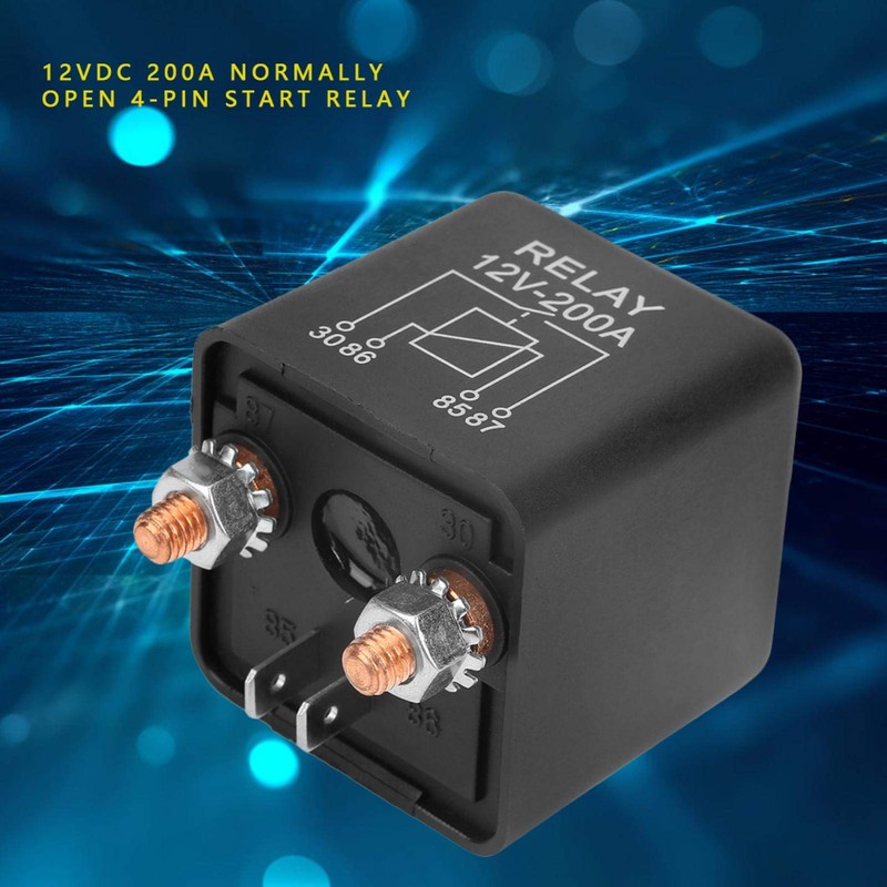 Relay Switch, Solid State Relay, WM686 12V 4-Pin Start Relay