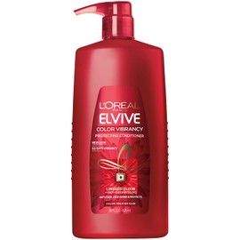 L'Oreal Paris Elvive Color Vibrancy Protecting Conditioner, for Color Treated Hair, Conditioner with Linseed Elixir and Anti-Oxidants, for Anti-Fade, High Shine, and Color Protection, 28 Fl Oz