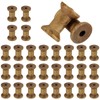 uxcell 30 Pcs Wooden Spool for Craft, 1.2"/30 mm Wooden