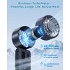 NORHOM Portable Handheld Fan with Ice Cooling, 100 Speed Rechargeable