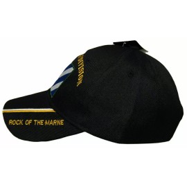 BCAH 3rd Infantry Division Baseball Cap Army Hat, Rock of the Marne Emblem Men Women