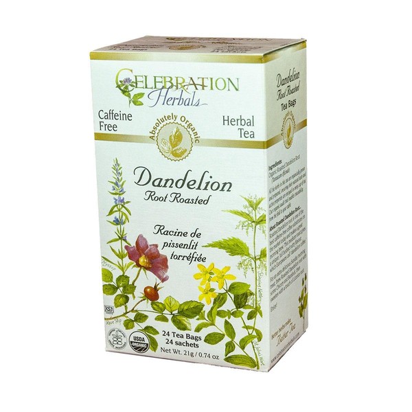 Celebration Herbals Organic Dandelion Root Roasted Tea 24 bags
