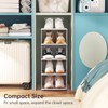 HAIXIN Shoe Rack for Closet - Stackable Shoe Organizer for