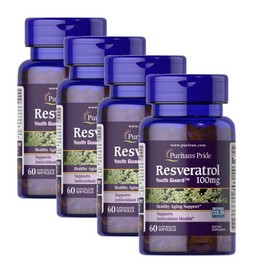 Puritans Pride Resveratrol 100mg softgel Puritans Pride Resveratrol, 4 pcs / 퓨리탄스프라이드 레스베라트롤 100mg 소프트젤 Puritans Pride Resveratrol, 4개