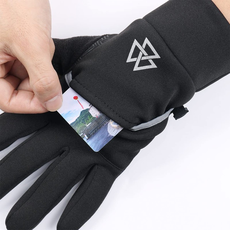 MidGard warm, versatile gloves with touchscreen function cycling gloves, windproof