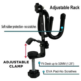 AUXPhome Universal Airbrush Holder Clamp Heavy Duty Design For All Brands And Models