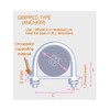 U-Bolt M6 x 60 mm Thread, 44 mm Inside Diam,