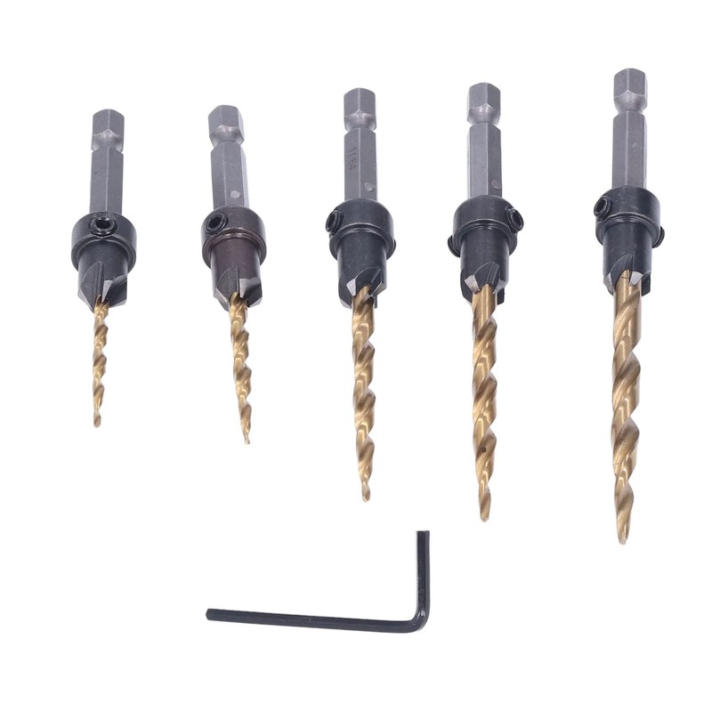 Generic Tapered Drill Bits, Counter Sink Drill Bits for Woodworking