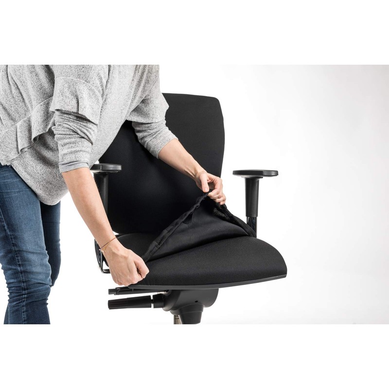 CLEANCHAIR Set of 2 Office Chair Covers for Seat and