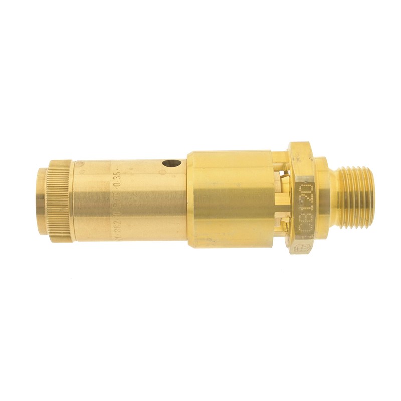 TÜV Safety Valve G 1/2 Inch (DN10), 11.00 Bar, Brass