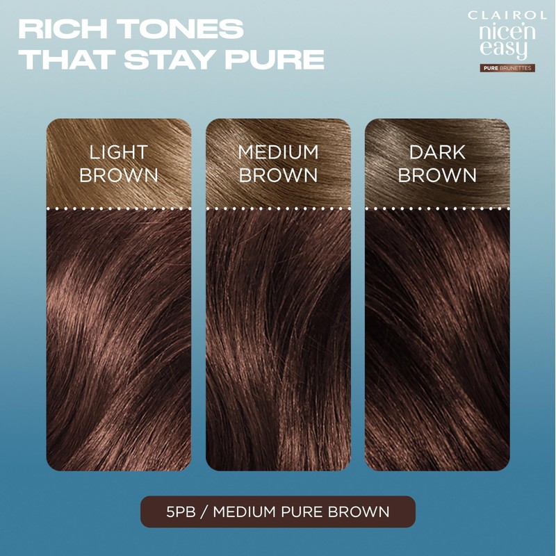 Clairol Nice n’ Easy Pure Brunettes Hair Colour | Pure
