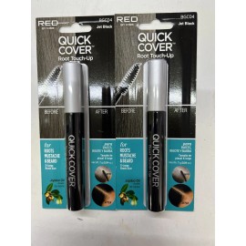 KISS QUICK COVER GRAY HAIR TOUCH UP MASCARA Brush-in COLOR BGC04 (2PACK!!!)