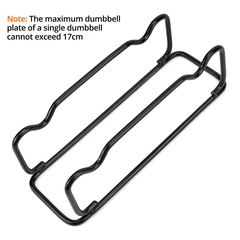 QWORK® 1 x dumbbell stand, dumbbell rack, barbell stand, dumbbell