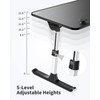 SAIJI Height & Angle Adjustable Laptop Stand for Bed, Lap