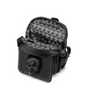 SandraWang Bold Gothic 3D Skull Backpack - PU Leather Bagpack