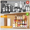 RCHYFEED Spice Rack Organizer for Cabinet, 4 Tier Spice Organization
