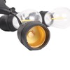 25FT Solar String Lights,Solar Powered LED Outdoor Commercial Grade Waterproof