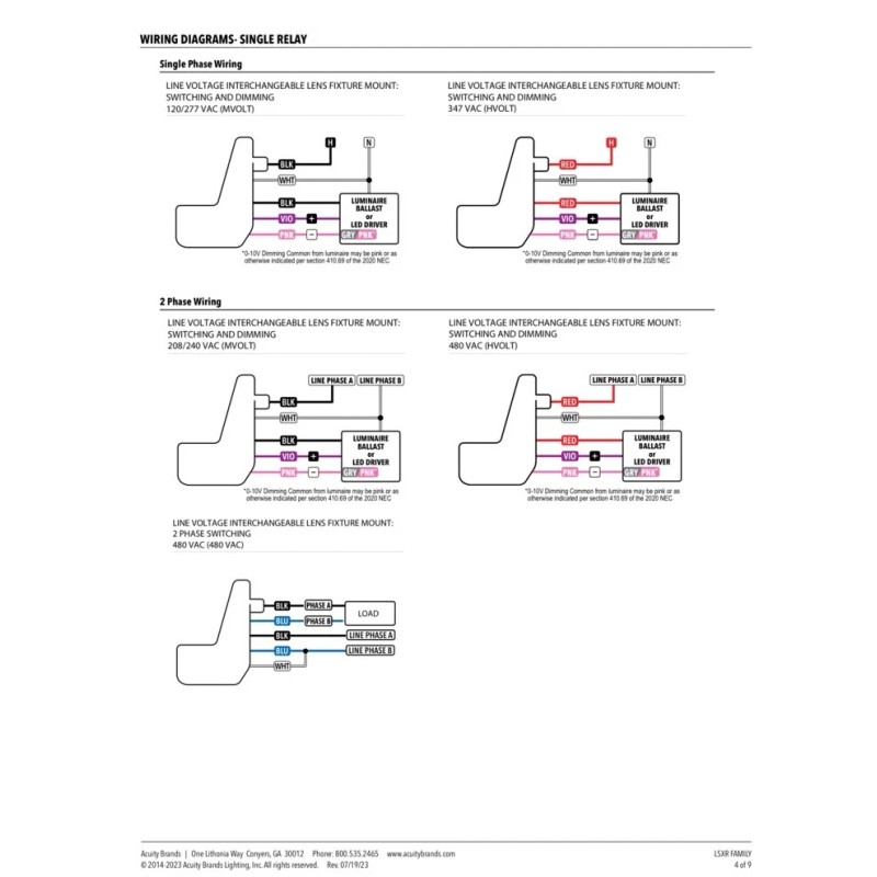 Sensor Switch LSXR 10 HL 120-277V Occupancy Sensor Fixture Mount