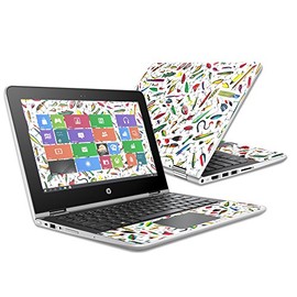 MightySkins Skin Compatible with HP Pavilion x360 11.6" – Bright Lures | Protective, Durable, and Unique Vinyl Decal wrap Cover | Easy to Apply, Remove, and Change Styles | Made in The USA