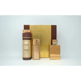Al Haramain Amber Oud Gold Edition 3 Pc Gift Set