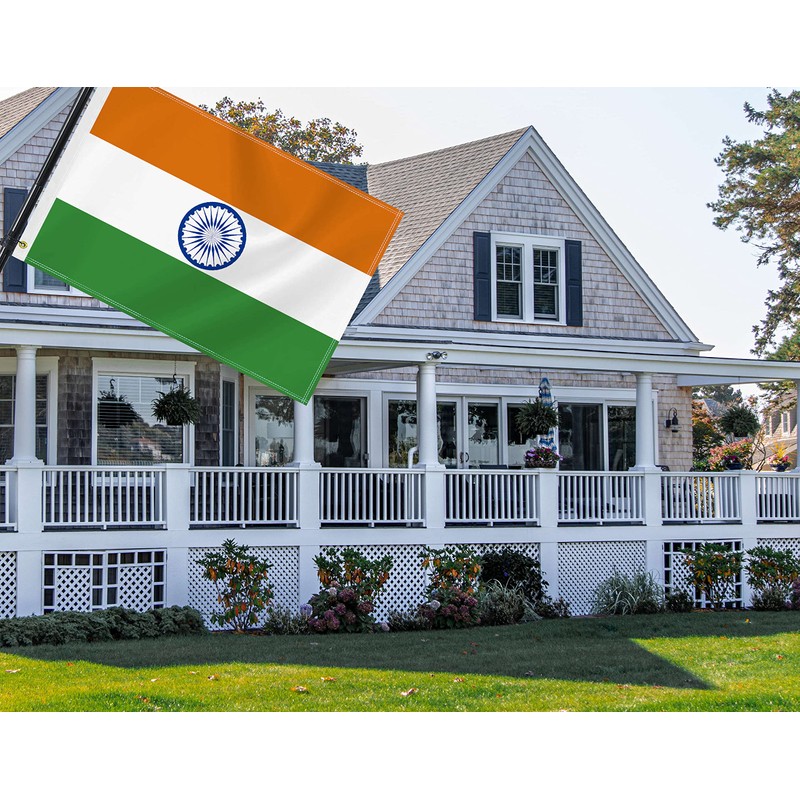 2×3 FT India Flag, 60×90 CM Medium 100D Indians Outdoor
