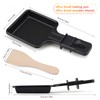 Mini 4 Pieces Non-Stick Grill Pans Square Mini Raclette Grill