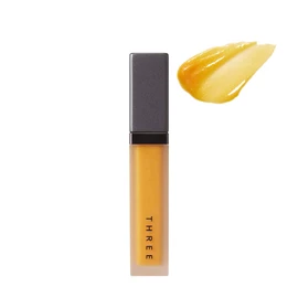 THREE SACRED SUNLIGHT Divine Lip Gem, 0.2 oz (6 g) [Liquid Lip Color]