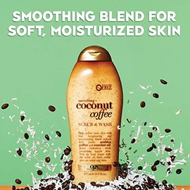 OGX, Body Wash Alga Marina y Ácido Hialurónico, 577 ml  Body Wash y Exfoliante de Coco y Café, 577 ml                                                 