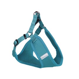 Nobby 80627-34 Mesh Harness with Reflective Stripe, Large, Turquoise