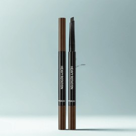 Heavy rotation hard edge eyebrow auto pencil 0.4g, 03 dark brown, 1 piece / 헤비로테이션 하드 엣지 아이브로우 오토펜슬 0.4g, 03 다크 브라운, 1개