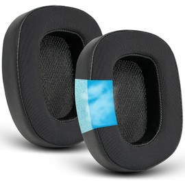 GEVO Ear Pads Cooling Gel Ear Cushions Replacement Earpads for Logicool G933 G231 G433 G432 G533 G633 G635 G935 Headphones Headsets Earpads Sound Insulation Black