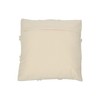 Creative Co-Op Woven Cotton and Wool Patchwork Frayed Edges Pillow,