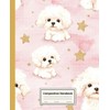 Composition Notebook College Ruled: Bichon Frise Illustration | Cute Dog