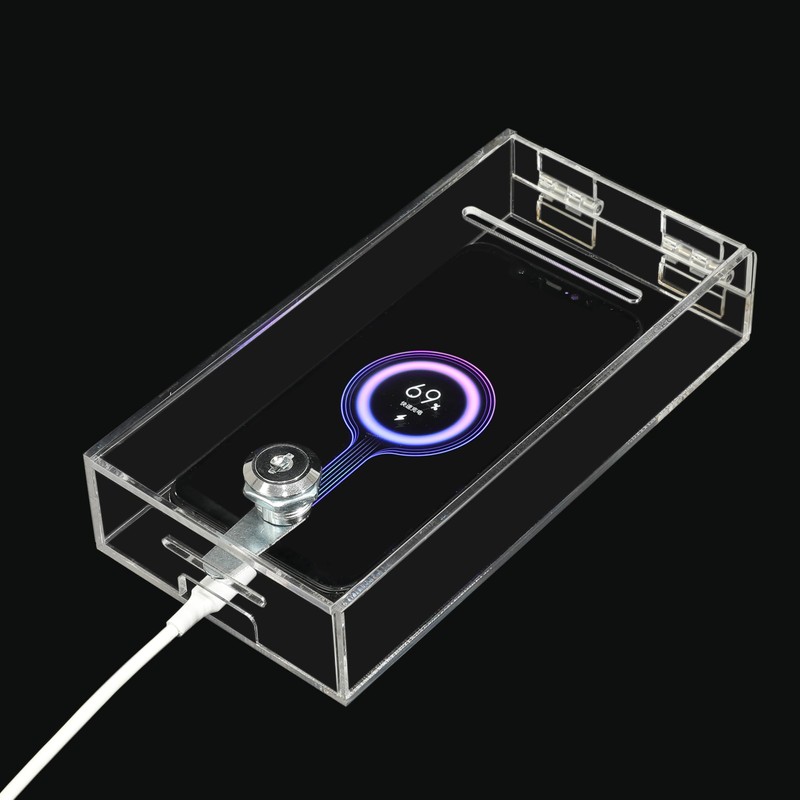 Ewu Supply YS-1034 Acrylic Smartphone Lock Box