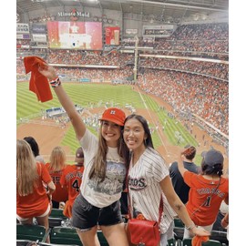 VOGUEKNOCK 9 Pack Game Day Bracelets for Women Stackable Heishi Beaded Stretch Bracelet Football Sport Fan Bracelet Sports Game Team Jewelry Accessories Gifts (Orange Navy)