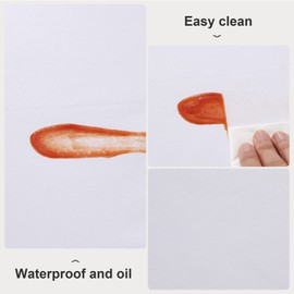 Vonabem 100% Waterproof Rectangle PVC Tablecloth, Vinyl Table Cloth Cover with Flannel Backing Oil Spill Proof Wipeable Table Cloths for Indoor Outdoor (White Flower,60X120IN)