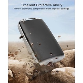 QAGGUM Keyles Entry Car Key Fob Case Shell Cover Replacement Compatible with Mazda CX-5 CX-3 2020 2021 2022 2023 Replaces TAYA-67-5DYB FCC ID WAZSKE13D03 3 Buttons Just a Key Shell