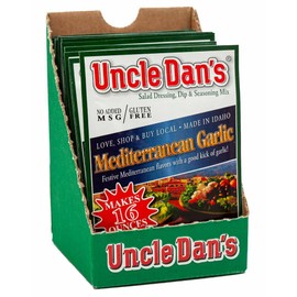 Uncle Dan's Mediterranean Garlic | Singles Case – 12 Count (Pack of 1)