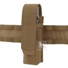 KRYDEX Tactical Flashlight Holster Low Profile Pouch Coyote MOLLE&Belt System