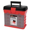 Performance Tool W54042 Plastic Rack System Tool Box with 4 Organizers