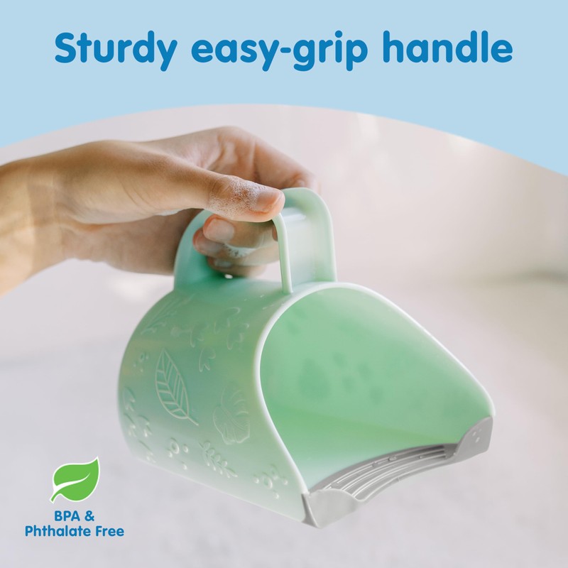 Dr. Brown's CleanUp Dino-Pour Baby Bath Rinse Cup, Tear-Free Rinsing