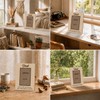 Dad Memorial Picture Frame Holds 4 x 6 Photo, Rustic