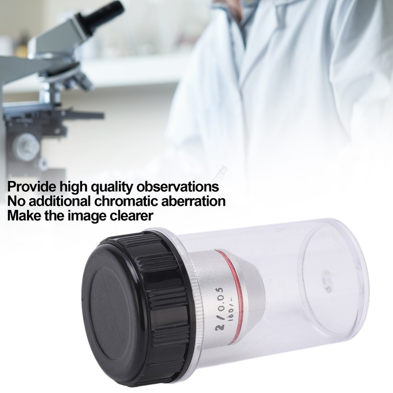 2x 195 Achromatic Objectives Low Magnification RMS Thread 20.2mm for