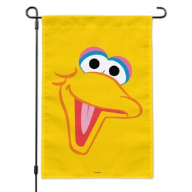 Sesame Street Big Bird Face Garden Yard Flag