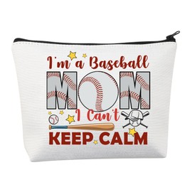 Baseball Mom Makeup Bag Baseball Mom Gift Baseball Mama Gift Baseball Player Fan Gifts Baseball Cosmetic Travel Toiletry Bag, Baseball Mom Makeup Bag, Makeup Bag