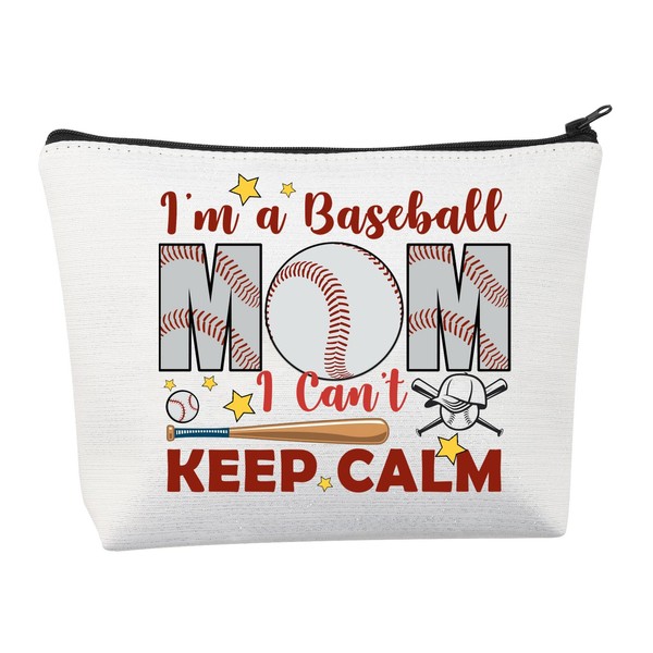 Baseball Mom Makeup Bag Baseball Mom Gift Baseball Mama Gift