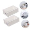BIUDECO Pcs Desktop Organizer Plastic Case Drawer Home Storage Tool