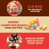 Gummy Candy Mix 2-Pound Bag | Peach Rings, Pencil Bites,
