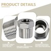 Bwintech 2 Pcs 3/4" Female to 1" Male BSP Thread