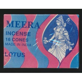 Meera Lotus, Meera Incense, 32 Cone Bundle (Two Boxes)